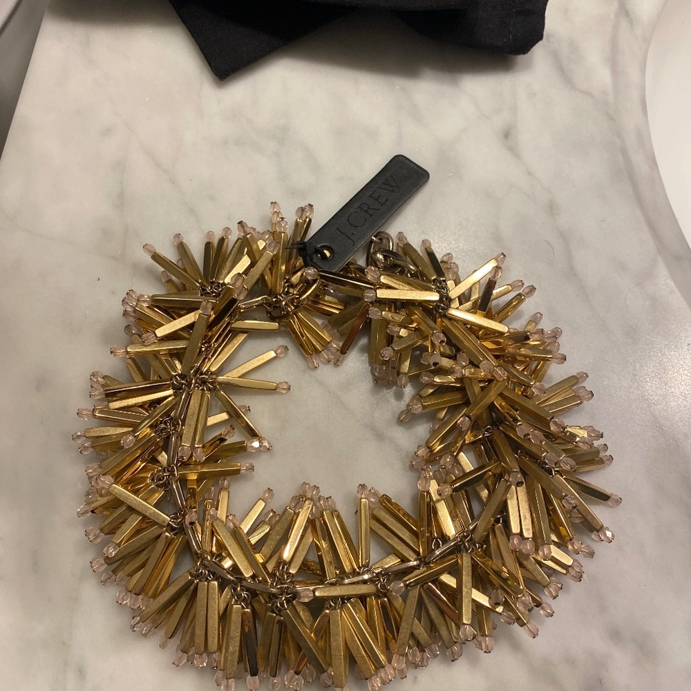 J Crew Chunky Gold Collar necklace